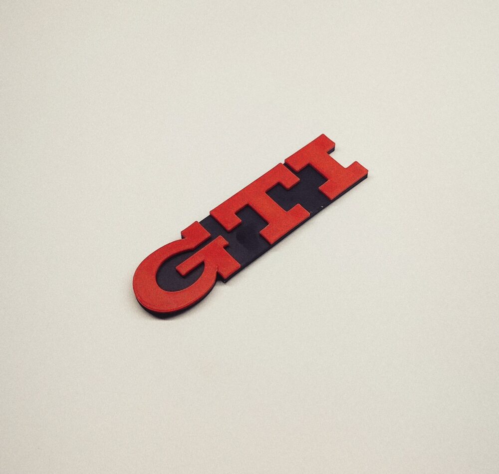3D Printanje / Isprintani VW Golf GTI znak