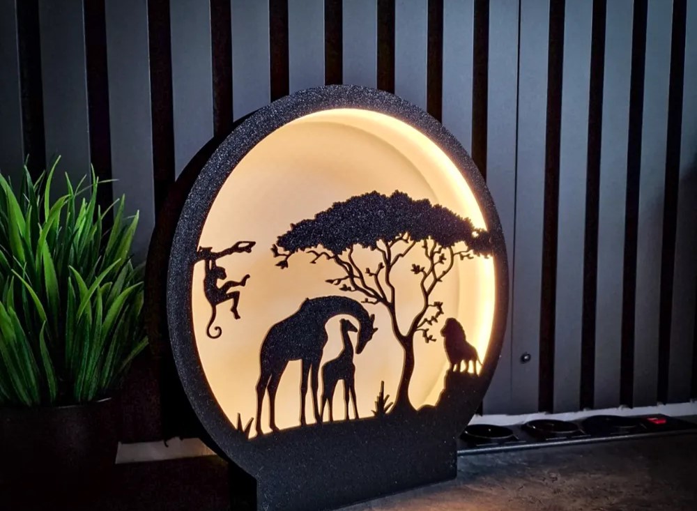 Stolna Lampa Safari / Jedinstven Dizajn i Udobnost
