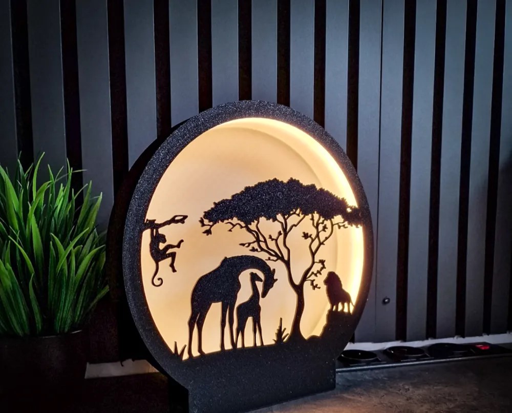 Stolna Lampa Safari / Jedinstven Dizajn i Udobnost