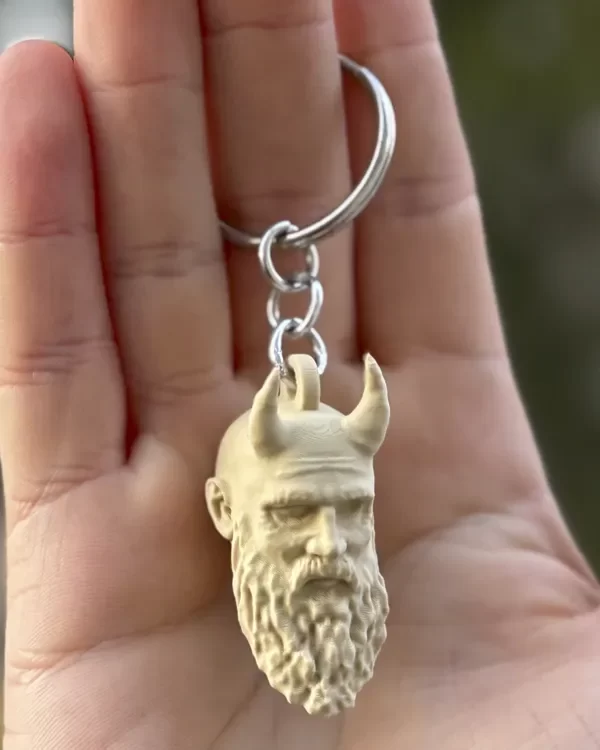 God of War Privjesak za Ključeve / Mimirs Head