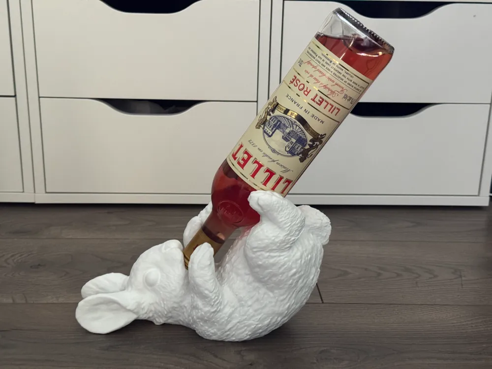Unikatni Stalak za Vino u Obliku Zeca / Držač za Vino