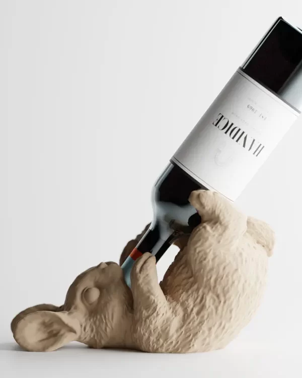 Unikatni Stalak za Vino u Obliku Zeca / Držač za Vino