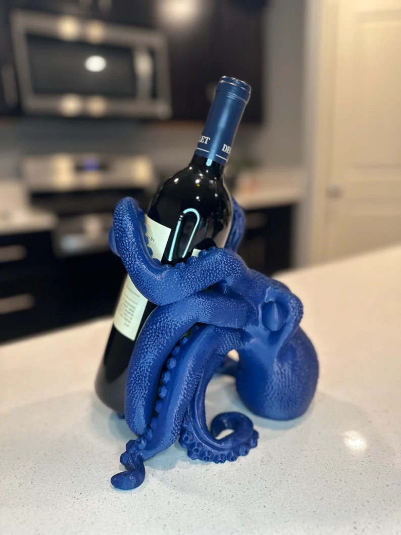 Unikatni Stalak za Vino u Obliku Hobotnice / Držač za Vino