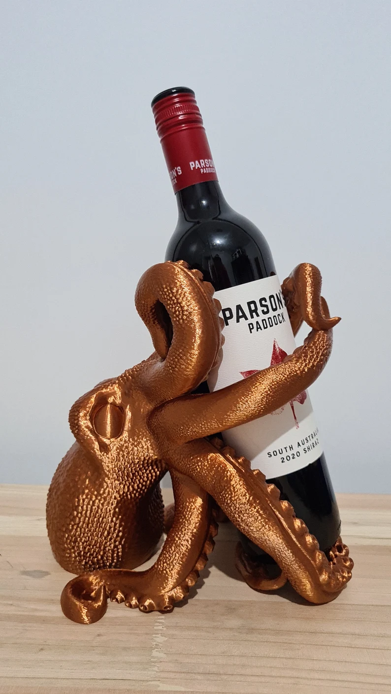Unikatni Stalak za Vino u Obliku Hobotnice / Držač za Vino