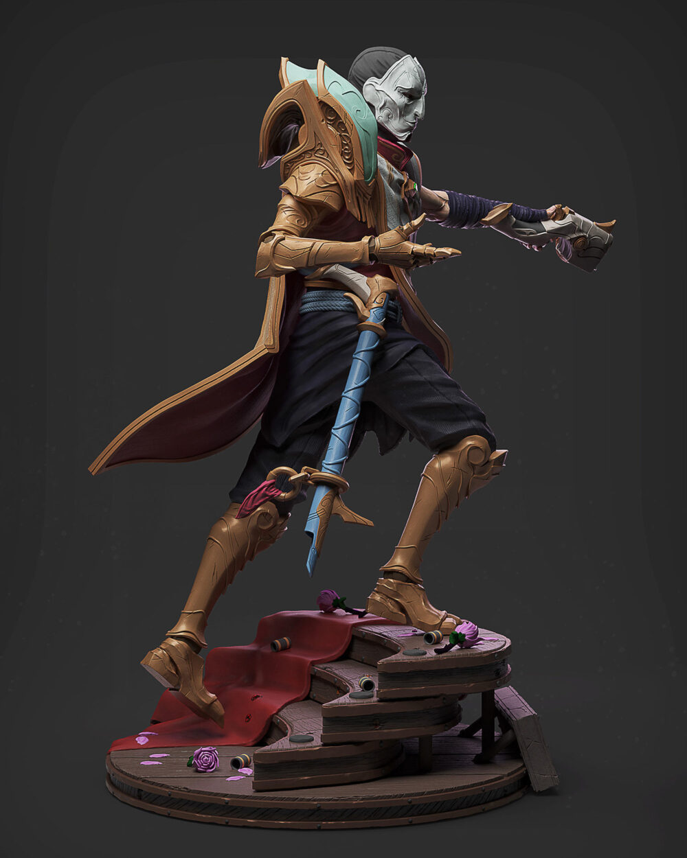 League of Legends Jhin Figura / Skulptura