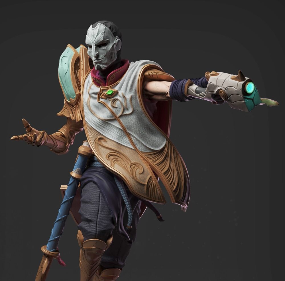 League of Legends Jhin Figura / Skulptura