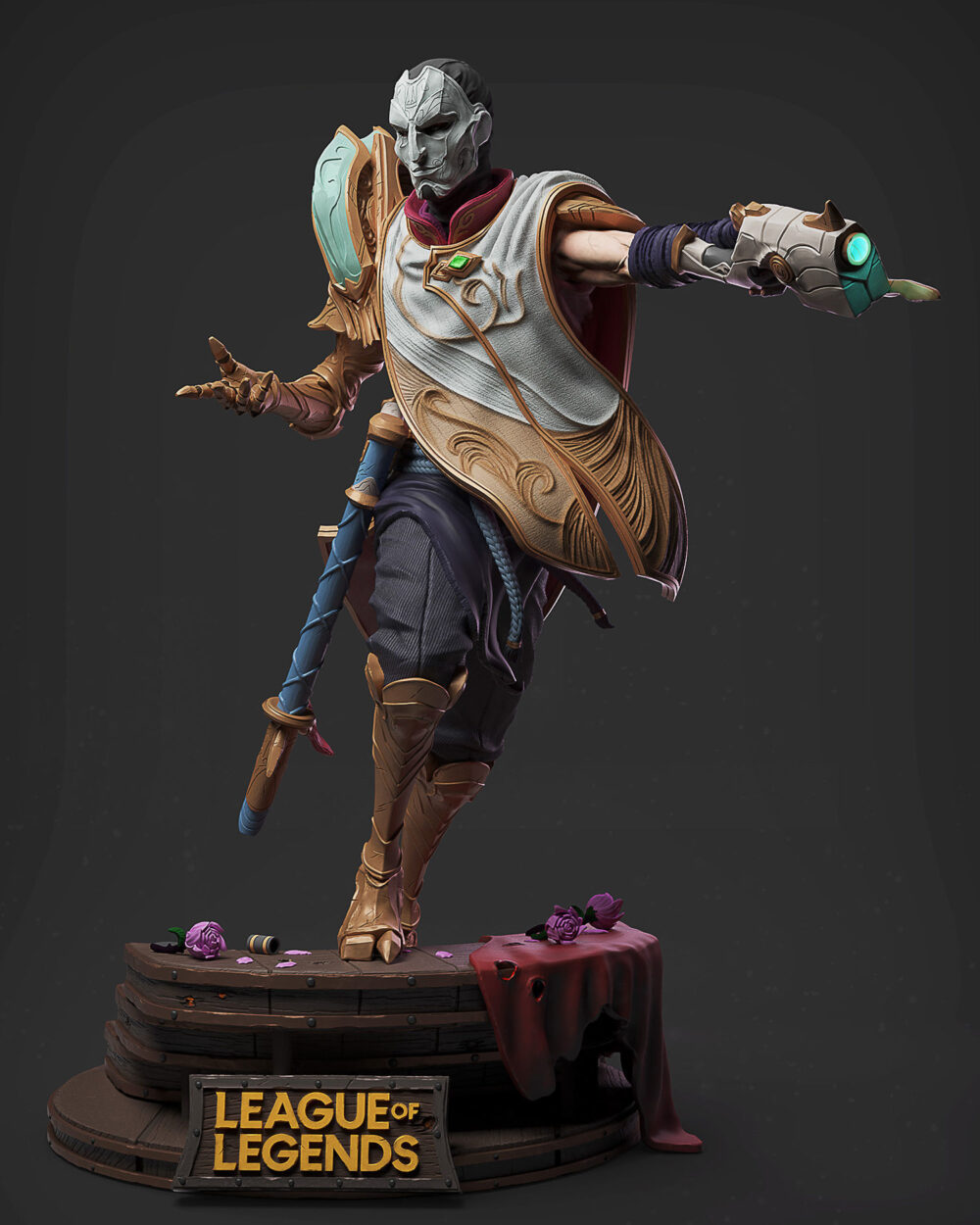 League of Legends Jhin Figura / Skulptura