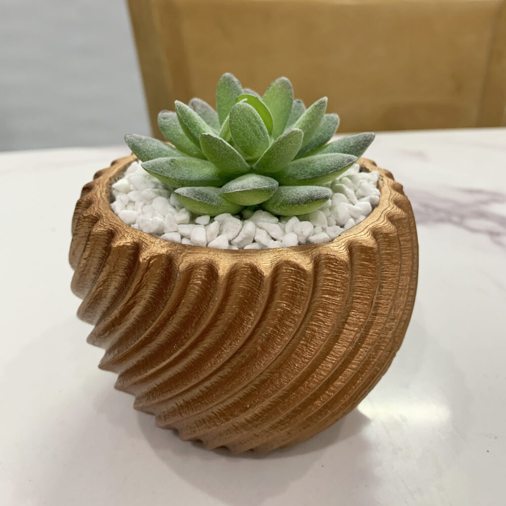 Kalup za Saksiju sa Uvijenim Dizajnom / 3D Print
