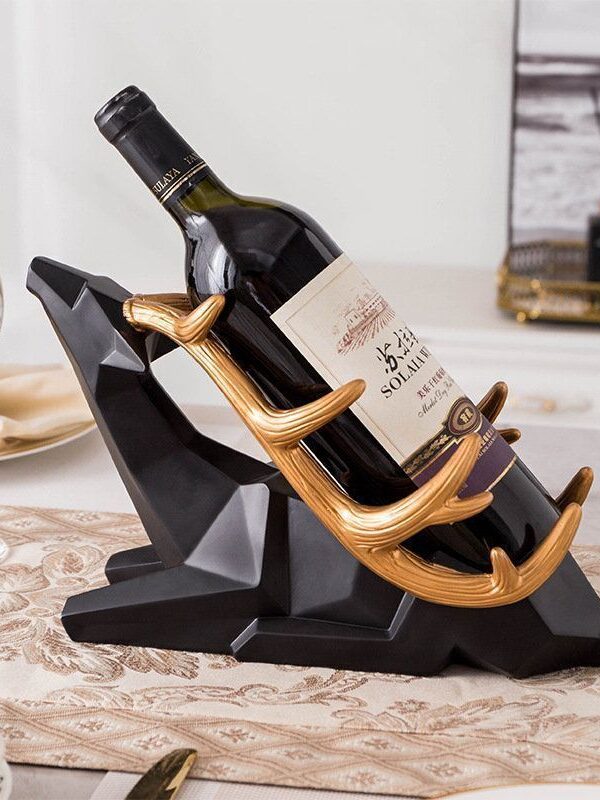 Unikatni Stalak za Vino u Obliku Jelena / Držač za Vino