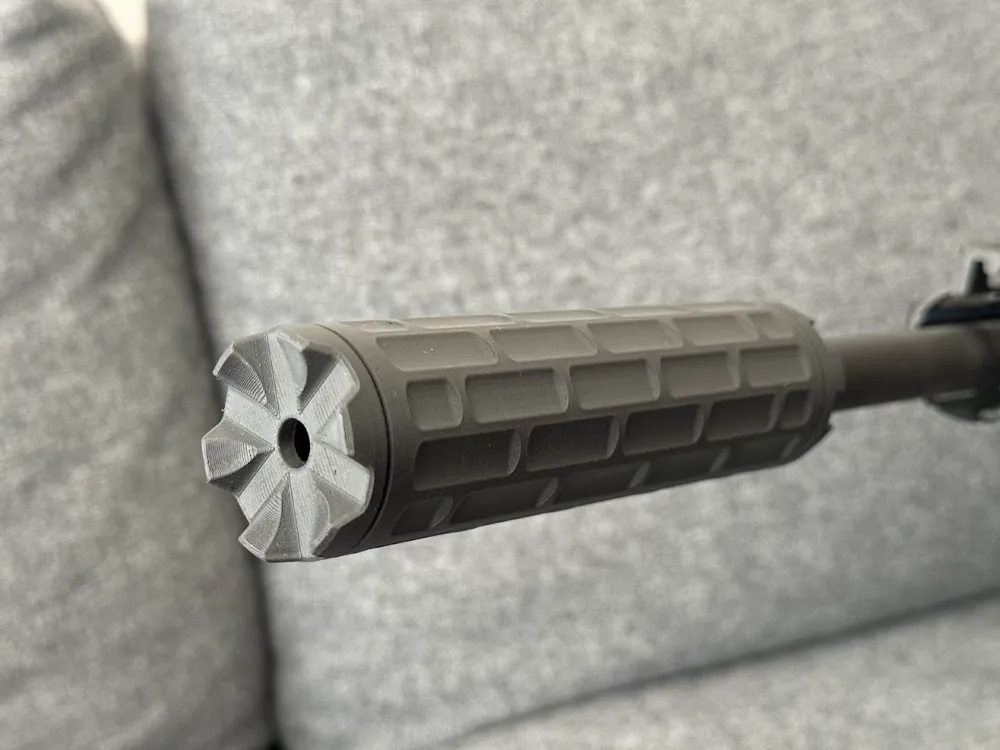 Taktički Airsoft Prigušivač za M4/AR-15 - 14mm Navoj CCW