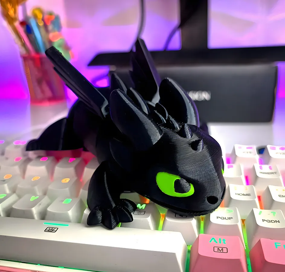 Privjesci za Kljuceve / Articulated Dragon Toothless Night Fury
