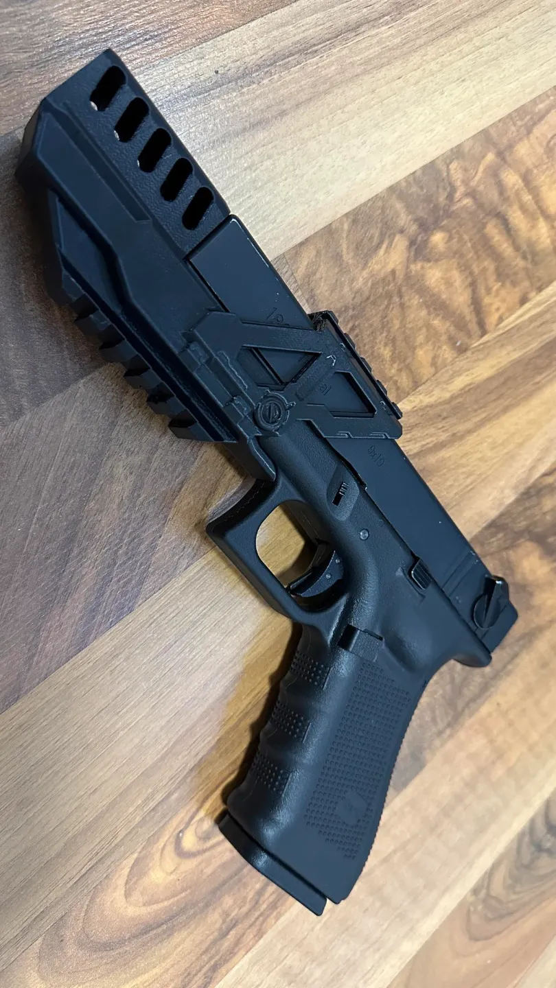 Taktički Kompenzator Prigušivač za Airsoft Glock WE G18C/G17