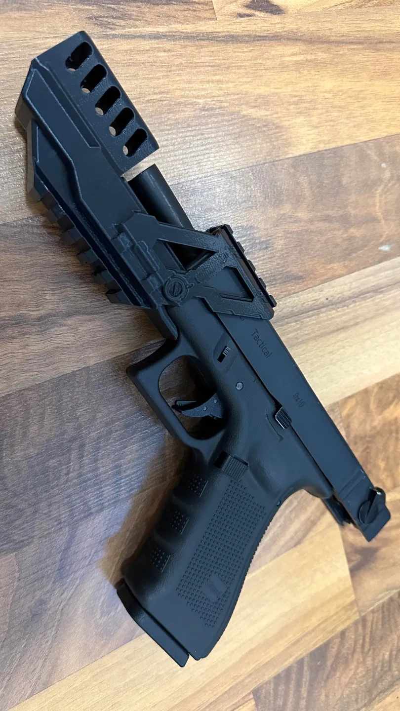Taktički Kompenzator Prigušivač za Airsoft Glock WE G18C/G17