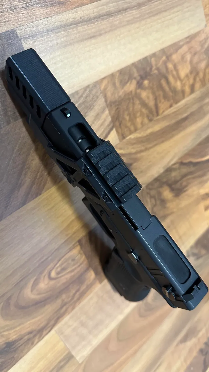 Taktički Kompenzator Prigušivač za Airsoft Glock WE G18C/G17