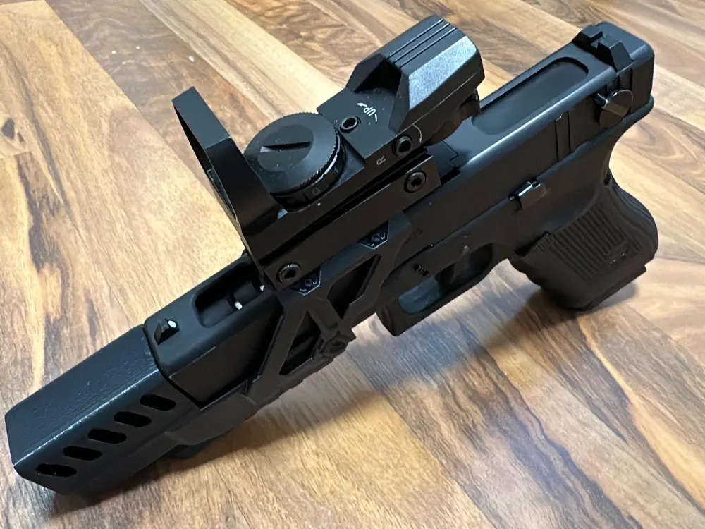 Taktički Kompenzator Prigušivač za Airsoft Glock WE G18C/G17