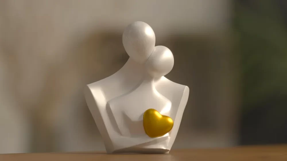 Valentinovo - Ljubavni Par Statua