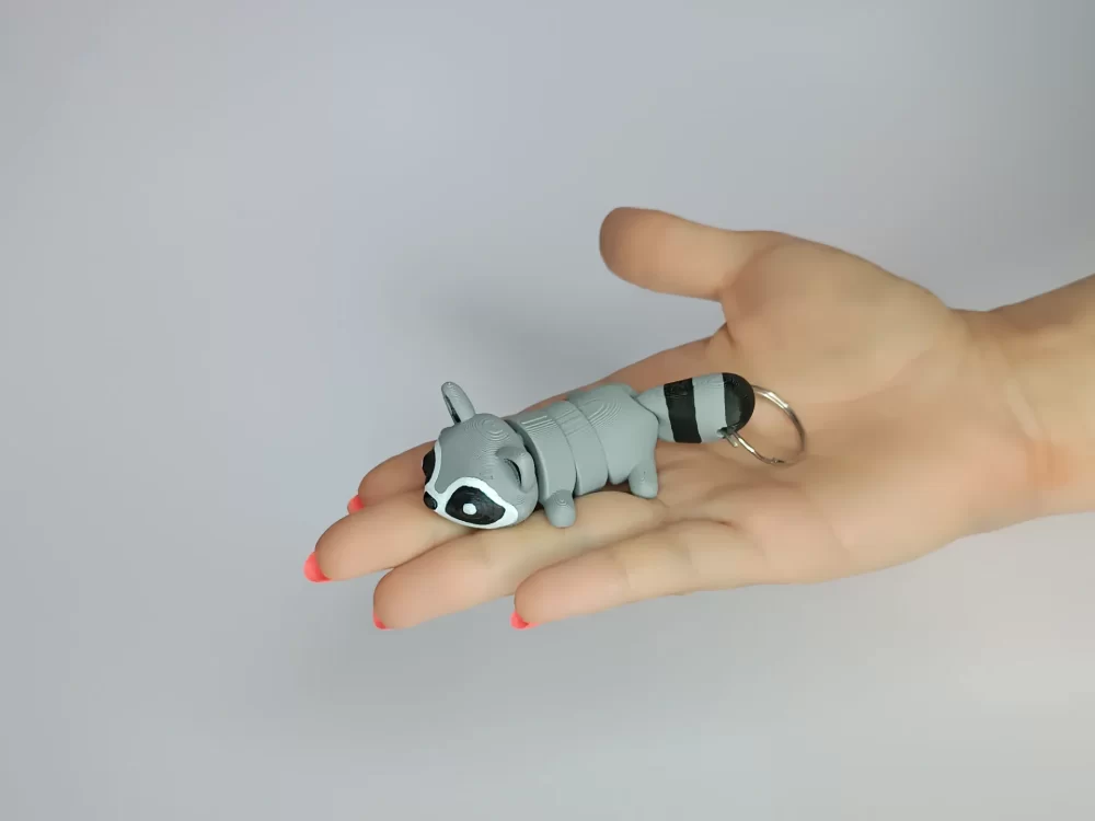 Privjesci za Kljuceve - Cute Flexy Raccoon