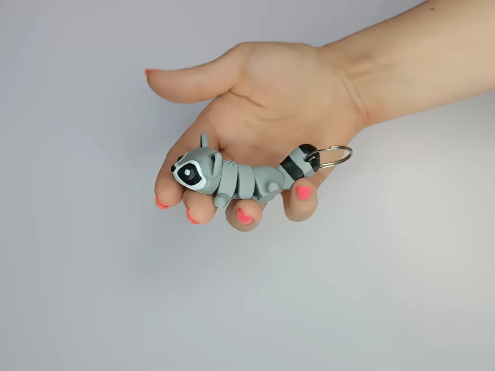 Privjesci za Kljuceve - Cute Flexy Raccoon