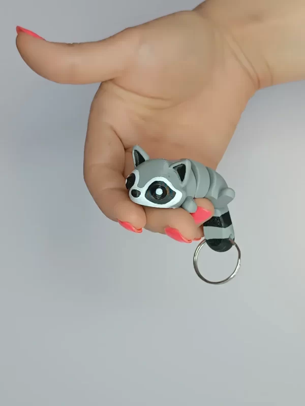 Privjesci za Kljuceve - Cute Flexy Raccoon