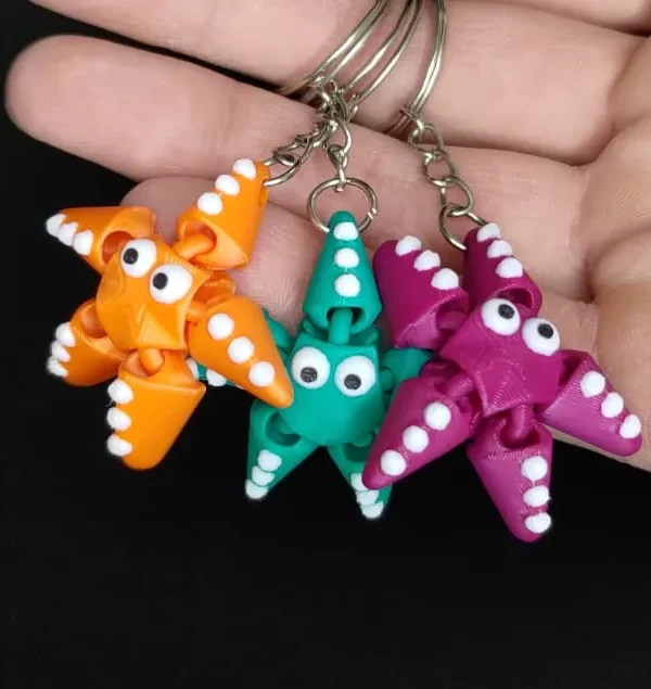 Privjesci za Kljuceve / Cute Flexy Starfish