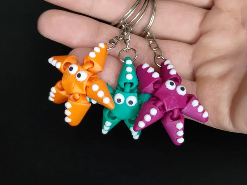 Privjesci za Kljuceve / Cute Flexy Starfish