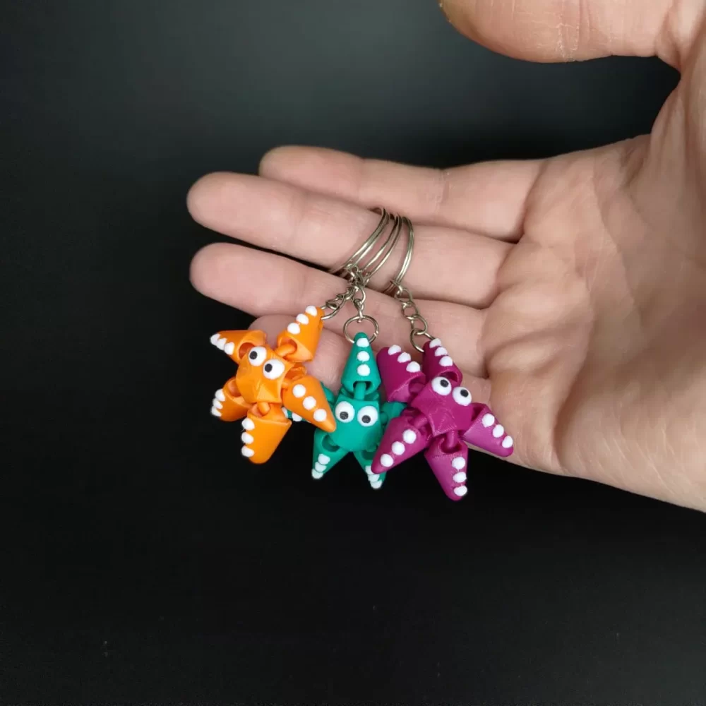 Privjesci za Kljuceve / Cute Flexy Starfish