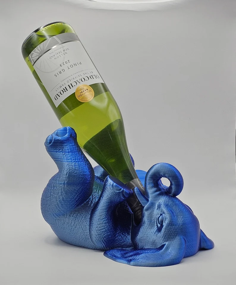 Unikatni Stalak za Vino u Obliku Slona / Držač za Vino