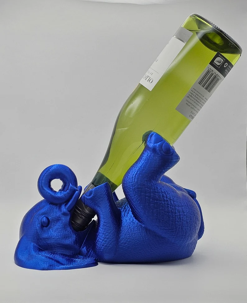 Unikatni Stalak za Vino u Obliku Slona / Držač za Vino