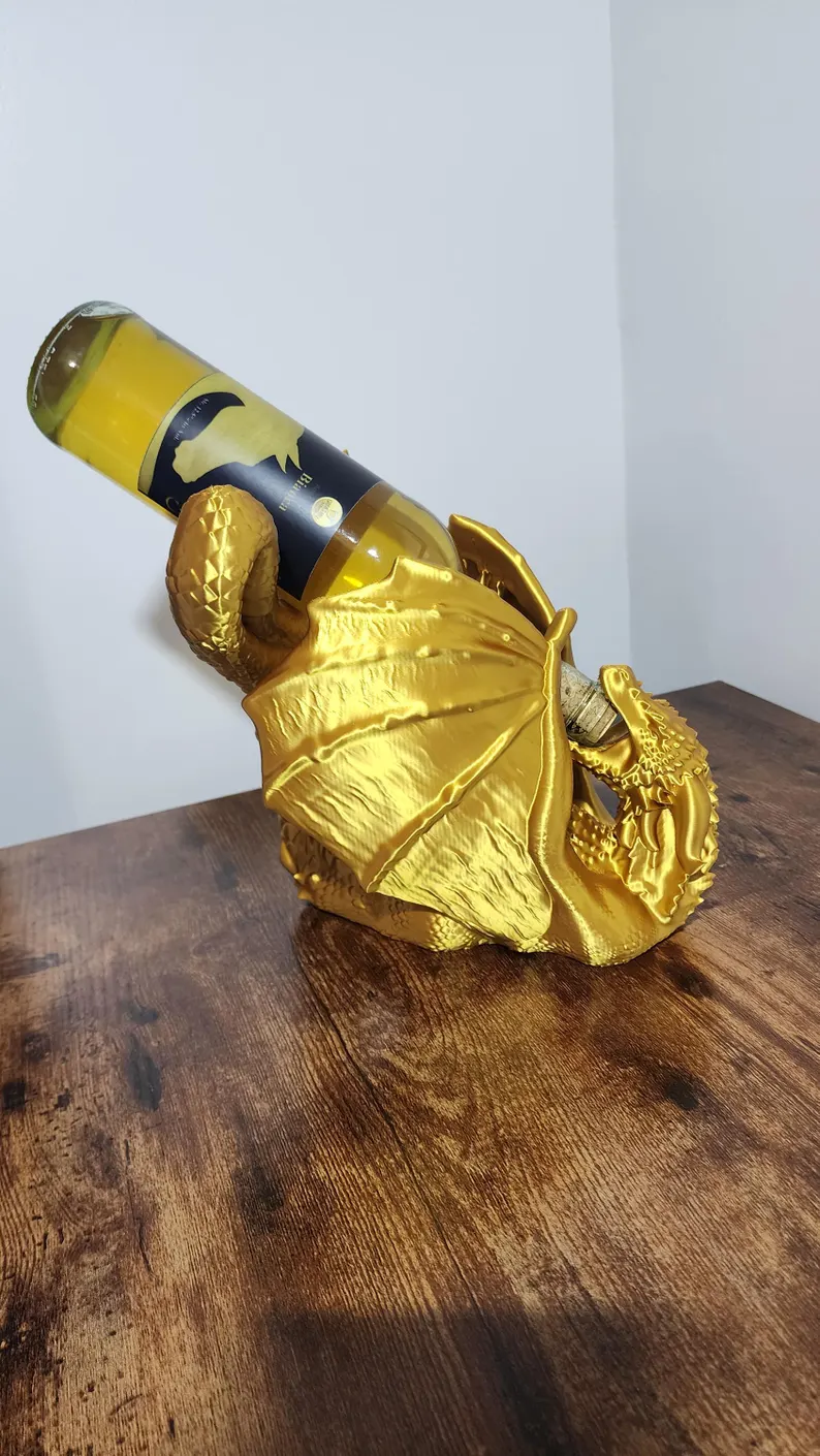 Unikatni Stalak za Vino u Obliku Zmaja / Držač za Vino