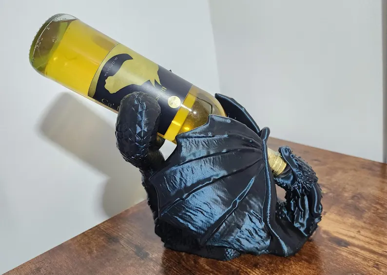 Unikatni Stalak za Vino u Obliku Zmaja / Držač za Vino