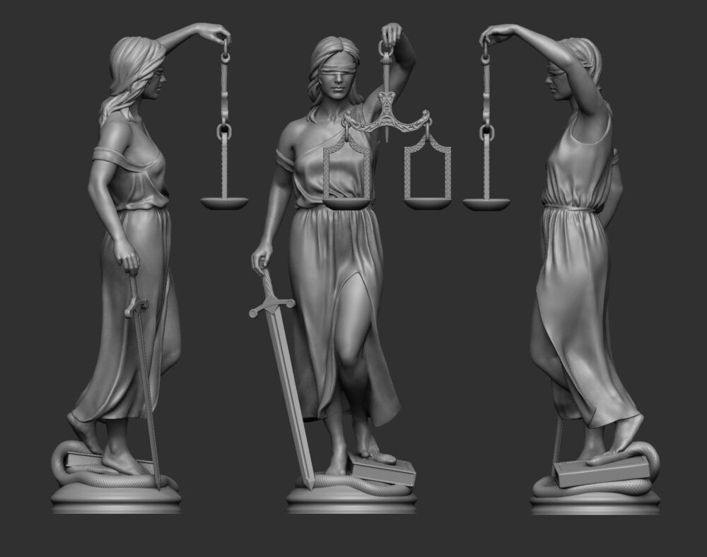 Lady Justice - Figura